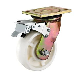 8-Inch Super Heavy Duty Industrial Caster with Brakes, Loading Capacity 950kg